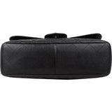 Chanel Quilted Caviar Leather Jumbo Single Flap Crossbody Bag