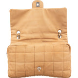 Chanel Quilted Nylon Chocolate Bar Jumbo Flap Shoulder Bag