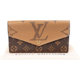 Louis Vuitton Canvas Monogram Giant Reverse Sarah Wallet