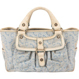 Céline Denim Monogram Macadam Boogie Handbag