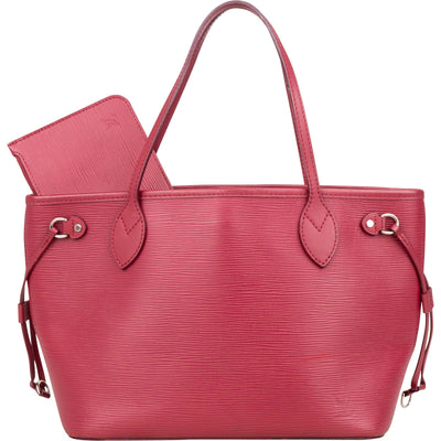 Louis Vuitton Fuchsia Epi Leather Neverfull PM Shoulder Bag - vintageandkickz