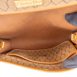 Christian Dior Vintage Honeycomb Monogram Canvas Flap Crossbody Bag