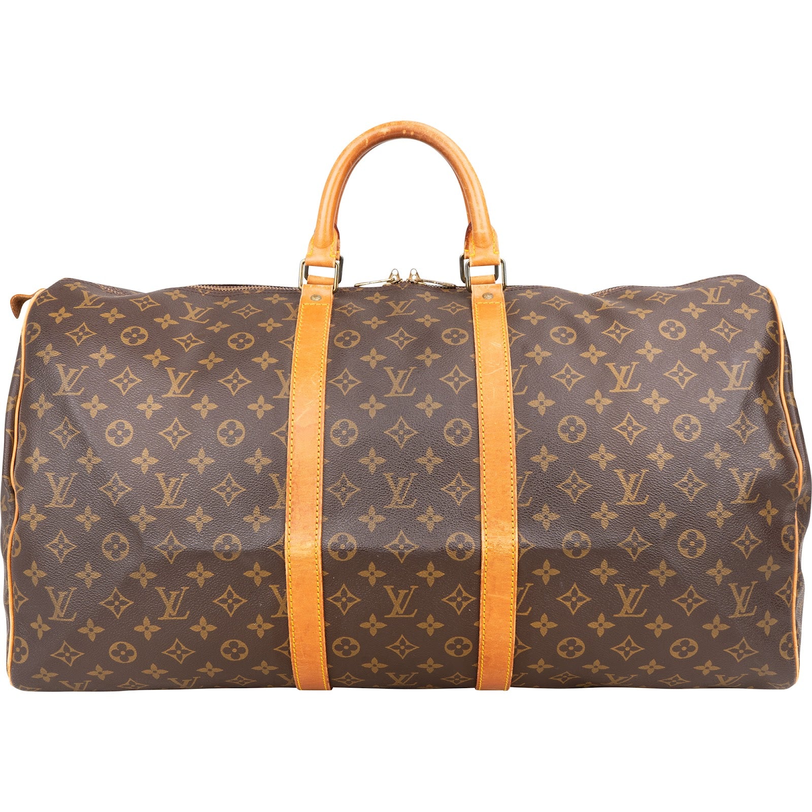 [🔄️B07 / F31] Louis Vuitton Monogram Canvas Keepall 55 Travel Bag - vintageandkickz