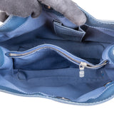 Louis Vuitton Blue Epi Leather Mandara MM Shoulder Bag - vintageandkickz