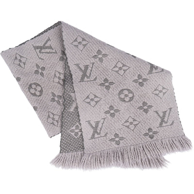 Louis Vuitton Wool Monogram Logomania Schal Scarf - vintageandkickz