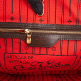 Louis Vuitton Monogram Damier Ebene Canvas Neverfull MM Shoulder Bag