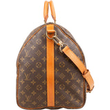 Louis Vuitton Monogram Canvas Keepall 55 Bandoulière Travel Bag