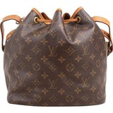 Louis Vuitton Monogram Canvas Sac Noé Petit Shoulder Bag