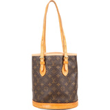 Louis Vuitton Monogram Canvas Bucket PM Shoulder Bag