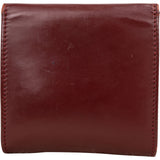 Cartier Bordeaux Leather Mini Coin Wallet