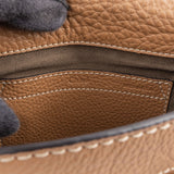 Chloé Grained Calfskin Mini Marcie Saddle Crossbody Bag