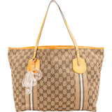 Gucci Monogram GG Canvas Jolie Tote Shopper Shoulder Bag