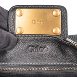 Chloé Pebbled Leather Studded Paddington Satchel Handbag