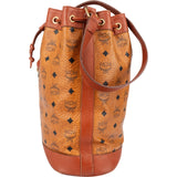 MCM Monogram Visetos Drawstring Bucket Crossbody Bag