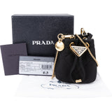 Prada Quilted Re-Nylon Triangle Mini Pouch Crossbody Bag