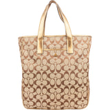 Coach Monogram Signature Canvas Tote Handbag