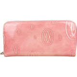 Cartier Patent Leather Happy Birthday Zippy Wallet