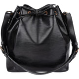 Louis Vuitton Noir Epi Leather Sac Noé Petit Shoulder Bag