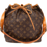 Louis Vuitton Monogram Canvas Sac Noé Petit Shoulder Bag