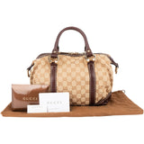 Gucci Monogram GG Boston Handbag