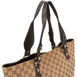 Gucci Monogram GG Canvas Horsebit Shoulder Bag