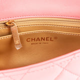 Chanel Quilted Lambskin Mini Rectangular Single Flap Adjustable Crossbody Bag - vintageandkickz