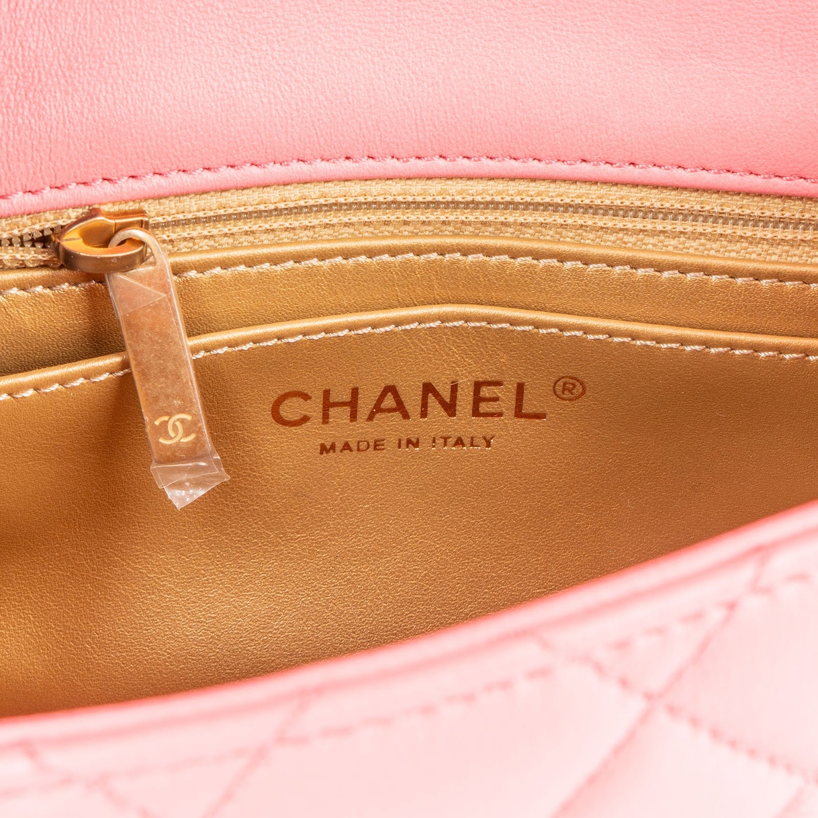 Chanel Quilted Lambskin Mini Rectangular Single Flap Adjustable Crossbody Bag - vintageandkickz