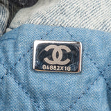 Chanel 22 Quilted Denim Chanel  Tote Shoulder Bag