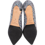 Jimmy Choo Multicolor Leather Glitter Romy Pumps (38)