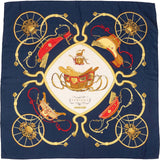 Hermès Springs Silk Carre 90 Scarf Tuch