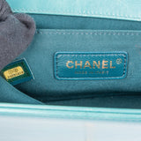 Chanel Shearling Leather Medium Boy Single Flap Crossbody Bag