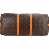 Louis Vuitton Monogram Canvas Keepall 50 Bandoulière Travel Bag