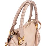 Chloé Grained Calfskin Marcie Satchel Handbag