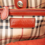 Burberry Nova-Check Monogram Haymarket Hobo Shoulder Bag