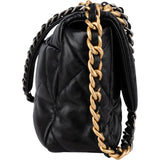 Chanel 19 Quilted Lambskin Single Flap Crossbody Bag
