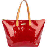 Louis Vuitton Rouge Vernis Monogram Bellevue MM Handbag