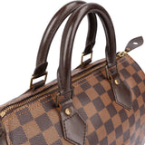 Louis Vuitton Monogram Damier Ebene Speedy 25 Handbag