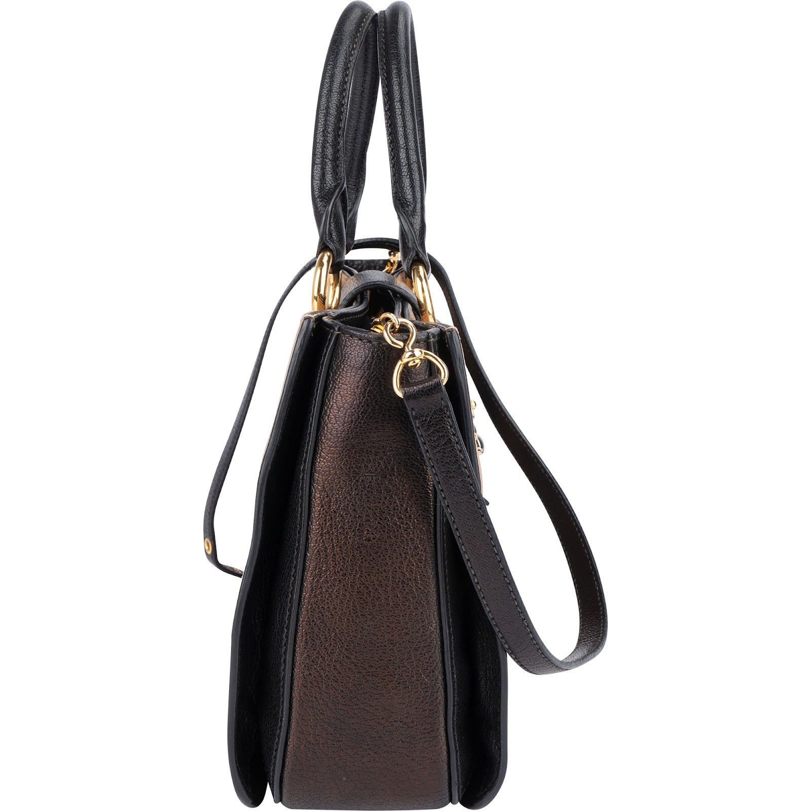 [🔄️B24 / F20] Miu Miu Multicolor Madras Leather Top Handle Crossbody Bag - vintageandkickz