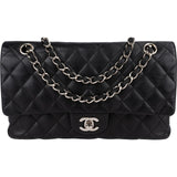 Chanel Quilted Lambskin Medium Double Flap Crossbody Bag