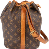 Louis Vuitton Monogram Canvas Sac Noé Petit Shoulder Bag