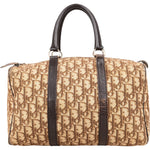 [🔄️B09 / F22] Christian Dior Monogram Trotter Canvas Boston Bag Handbag - vintageandkickz