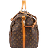 Louis Vuitton Monogram Canvas Keepall 60 Bandoulière Travel Bag