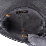 Chanel Quilted Caviar Leather Single Flap Crossbody Bag