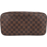 Louis Vuitton Monogram Damier Ebene Neverfull MM Shoulder Bag