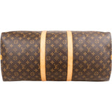 Louis Vuitton Monogram Canvas Keepall 55 Bandoulière Travel Bag