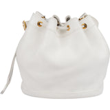 Hermès White Leather Market GM Tsubal Bucket Shoulder Bag