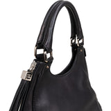 Chanel Grained Calfskin Tassel Hobo Shoulder Bag