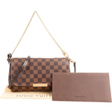 Louis Vuitton Monogram Damier Ebene Favorite MM Crossbody Handbag