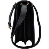 Burberry Calfskin Box Leather TB Crossbody Bag