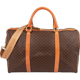 Celine Monogram Macadam Canvas Boston Travel Bag